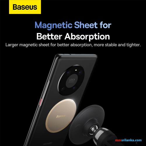 Baseus C01 Magnetic Phone Holder(Air Outlet Stick-on Version) Black